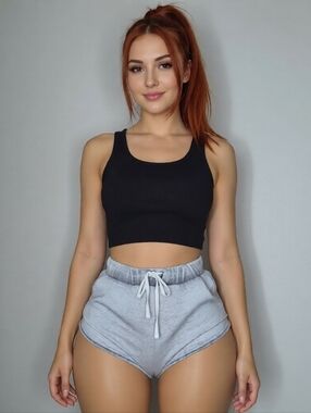 Forever 21 Lounge Shorts Sz L Color Gray w/ Front Pockets